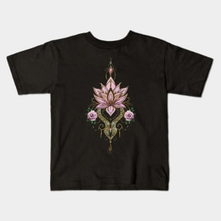 Beautiful lotus blossom Kids T-Shirt